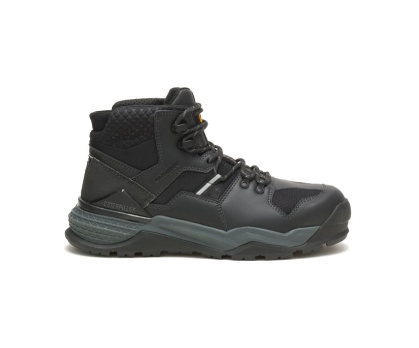 Panske Pracovne Topanky Caterpillar - Provoke Mid Waterproof Alloy Toe - Čierne ( 3129-IEWTJ )